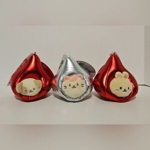 Cute Animal Plush Trio - Puppiroll, Kittiroll & Bunniroll